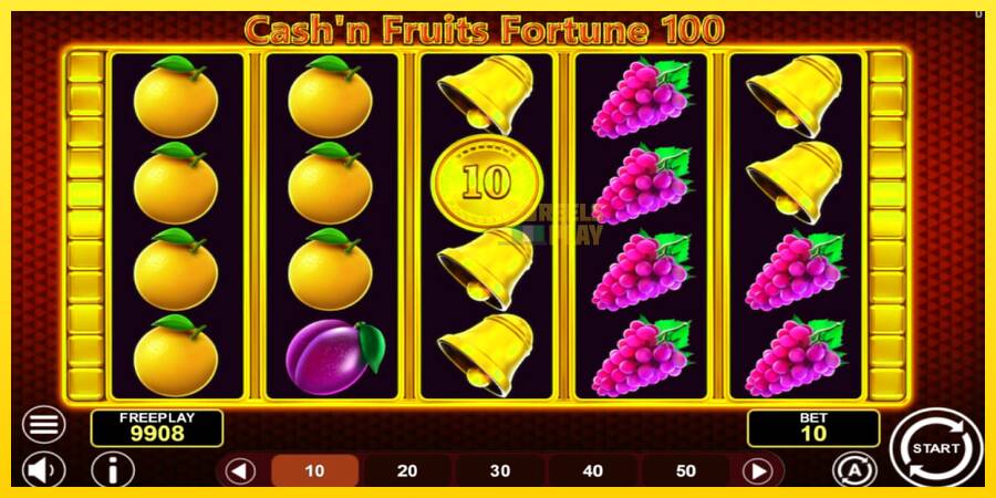 Сурет 3 ойын машинасы Cashn Fruits Fortune 100