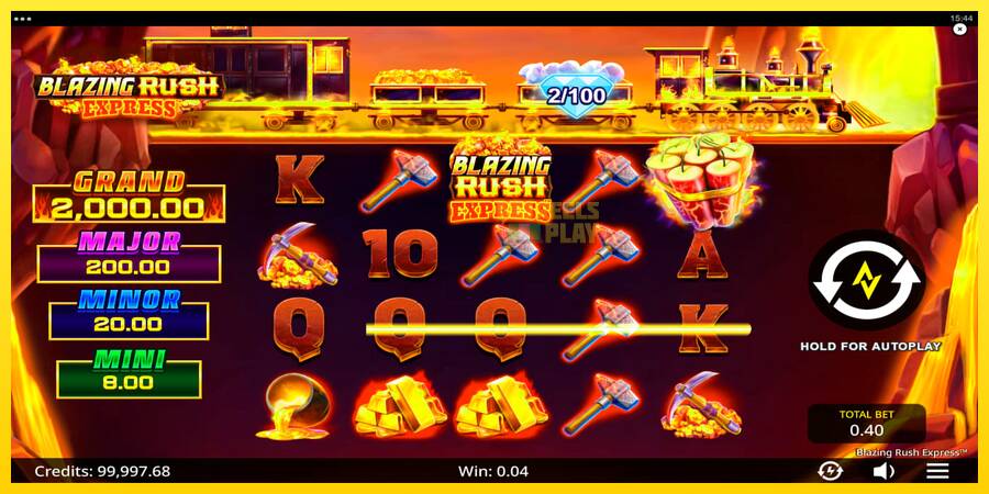 Сурет 4 ойын машинасы Blazing Rush Express