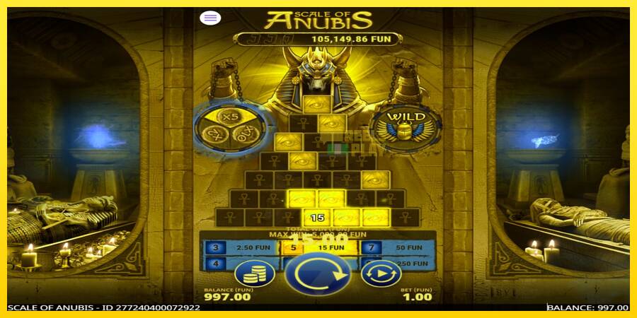 Сурет 3 ойын машинасы Scale of Anubis