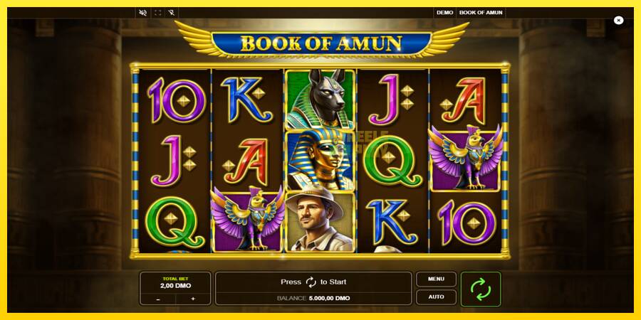 Сурет 1 ойын машинасы Book of Amun