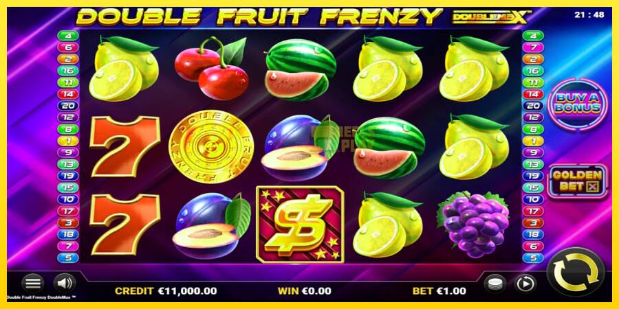 Сурет 1 ойын машинасы Double Fruit Frenzy DoubleMax