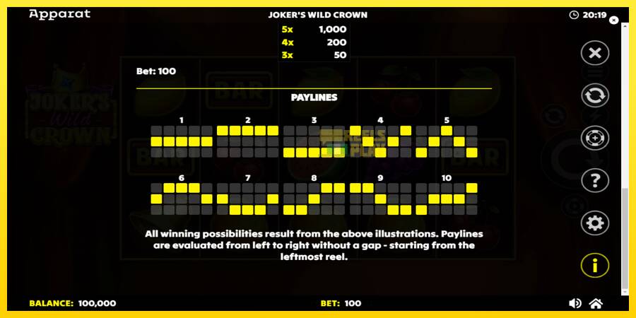 Сурет 7 ойын машинасы Jokers Wild Crown Diamond Treasures