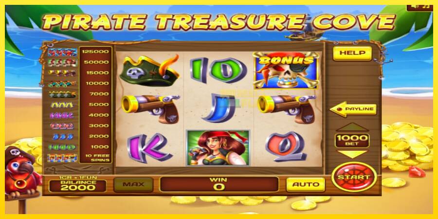 Сурет 3 ойын машинасы Pirate Treasure Cove Pull Tabs