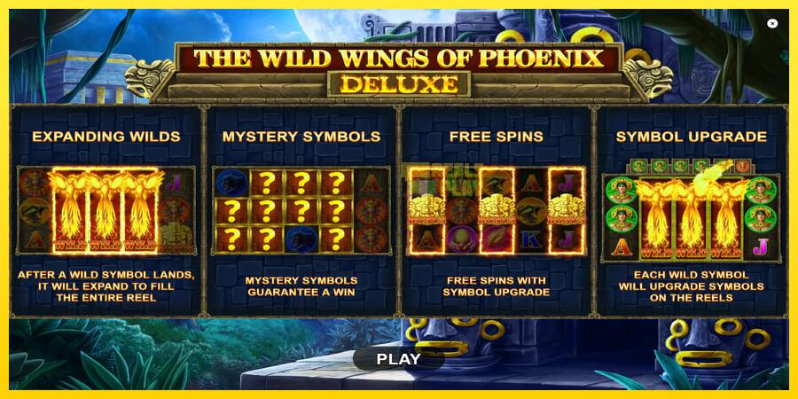 Сурет 1 ойын машинасы The Wild Wings of Phoenix Deluxe