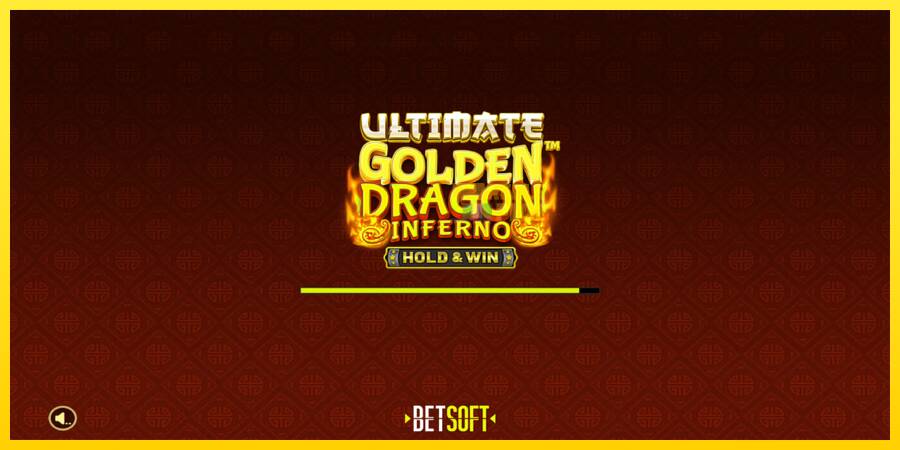 Сурет 1 ойын машинасы Ultimate Golden Dragon Inferno