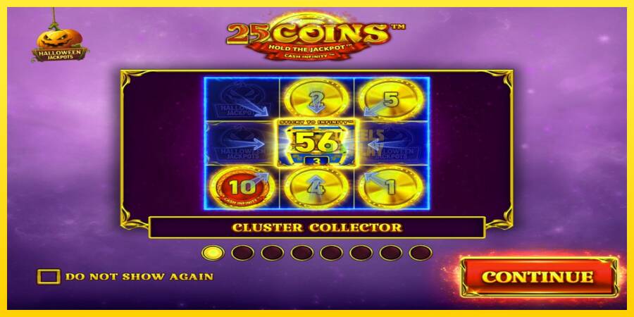 Сурет 1 ойын машинасы 25 Coins Halloween Jackpots