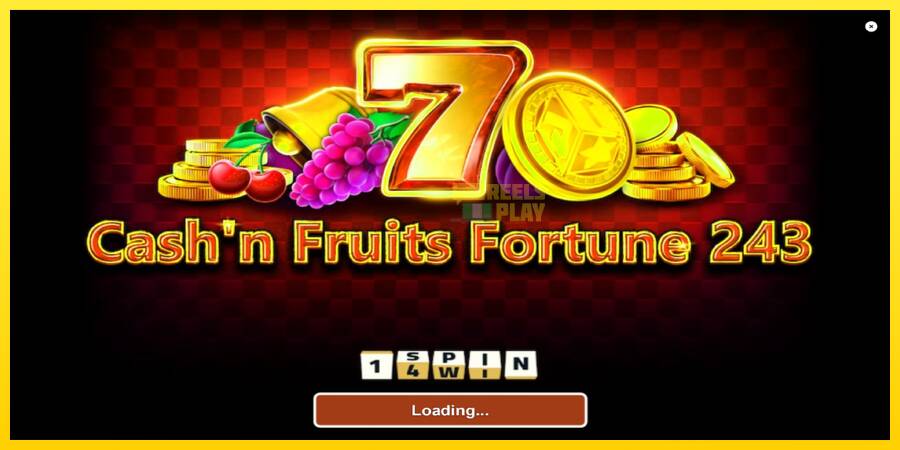 Сурет 1 ойын машинасы Cashn Fruits Fortune 243