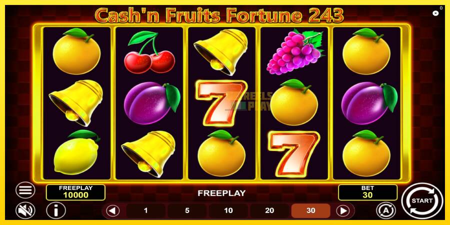 Сурет 2 ойын машинасы Cashn Fruits Fortune 243