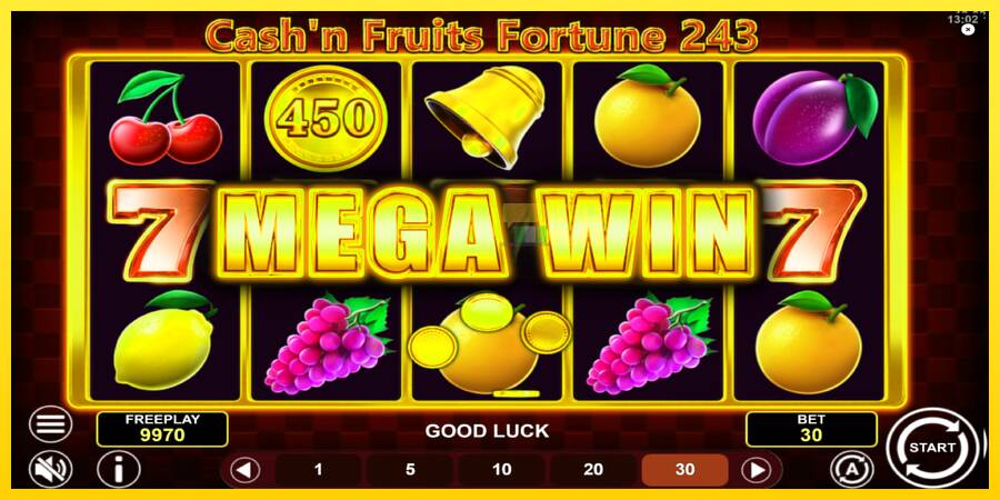 Сурет 3 ойын машинасы Cashn Fruits Fortune 243