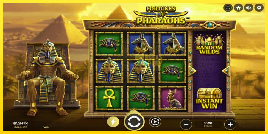 Сурет 2 ойын машинасы Fortunes of Pharaohs