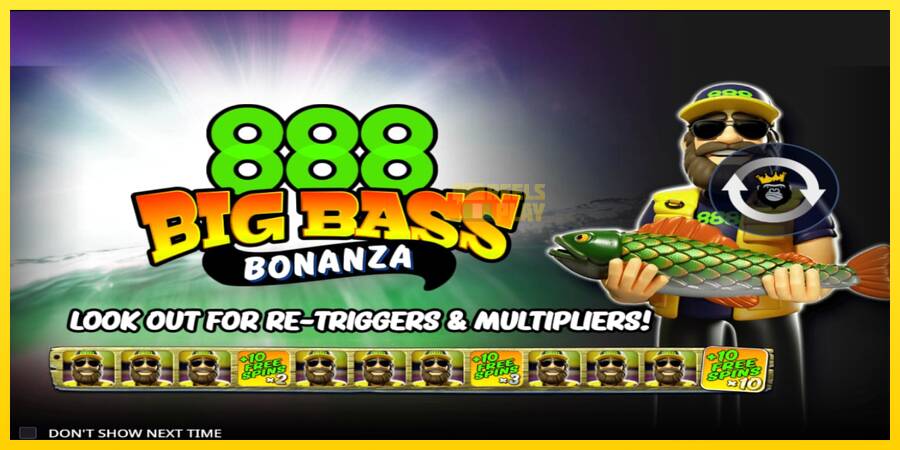 Сурет 1 ойын машинасы 888 Big Bass Bonanza