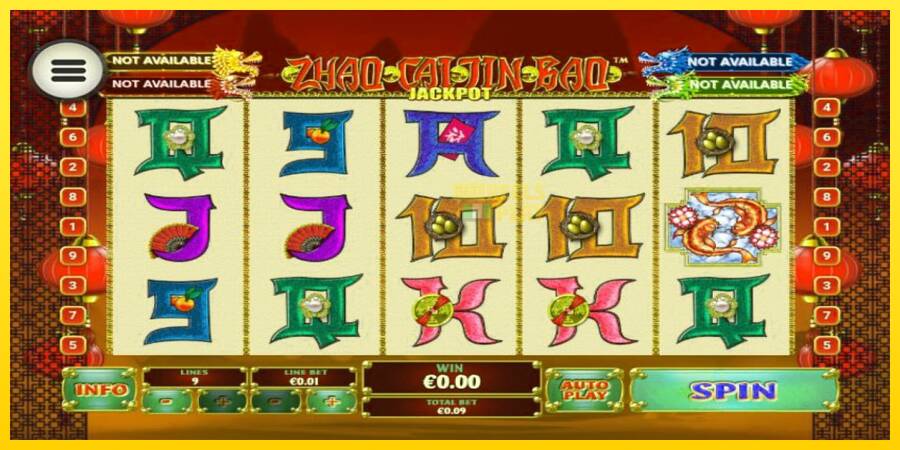 Сурет 1 ойын машинасы Zhao Cai Jin Bao Jackpot