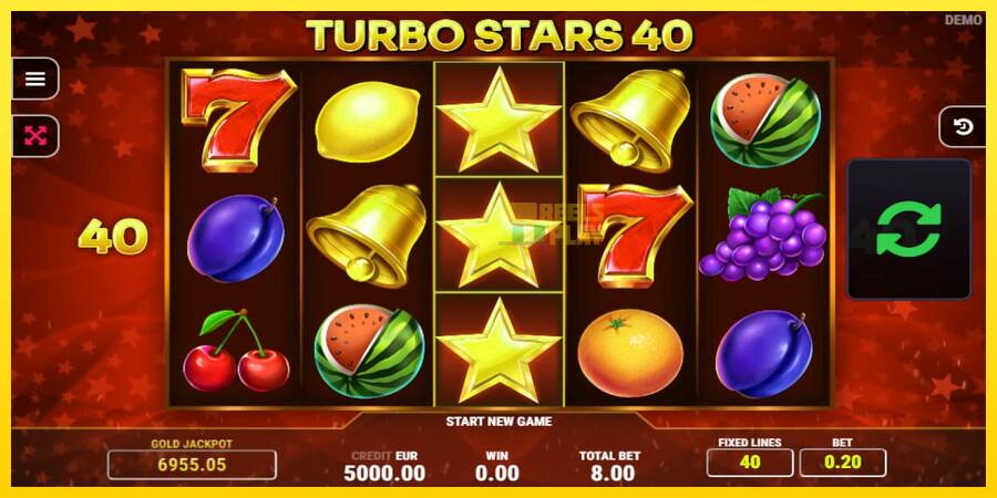 Сурет 1 ойын машинасы Turbo Stars 40