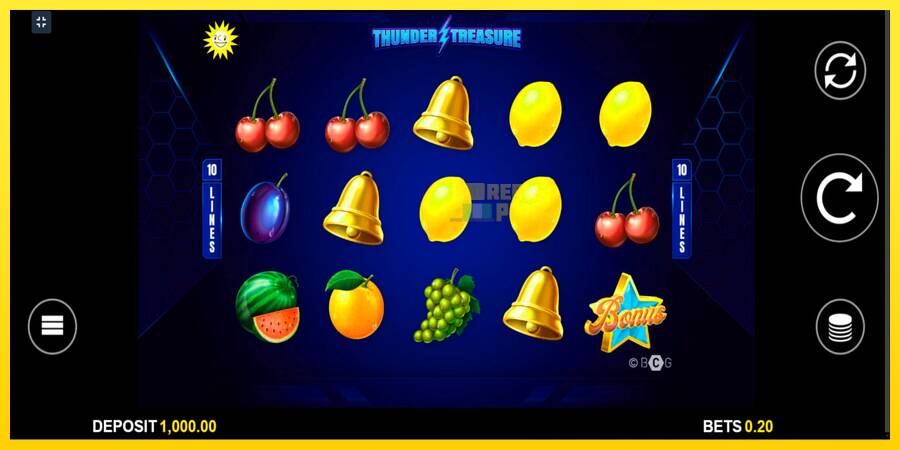 Сурет 1 ойын машинасы Thunder Treasure