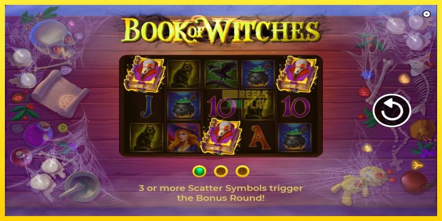 Сурет 1 ойын машинасы Book of Witches