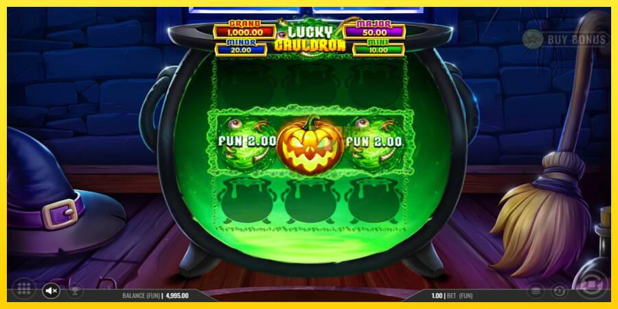 Сурет 3 ойын машинасы Lucky Cauldron