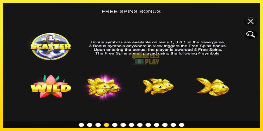 Сурет 5 ойын машинасы Gold Fishy Free Spins