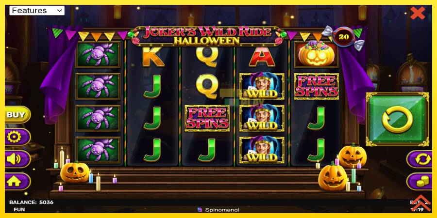 Сурет 2 ойын машинасы Jokers Wild Ride Halloween