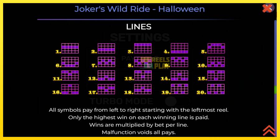 Сурет 7 ойын машинасы Jokers Wild Ride Halloween