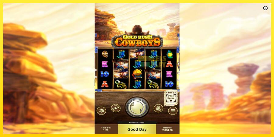 Сурет 1 ойын машинасы Gold Rush Cowboys