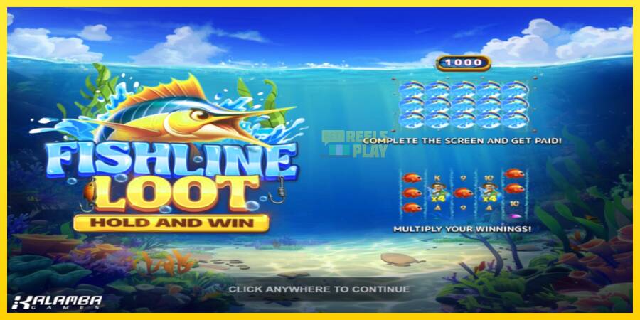 Сурет 1 ойын машинасы Fishline Loot Hold and Win