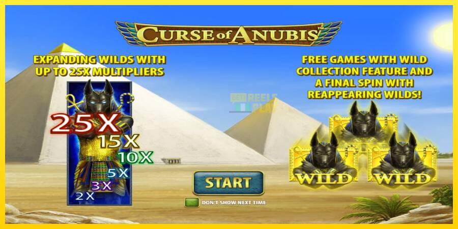 Сурет 1 ойын машинасы Curse of Anubis