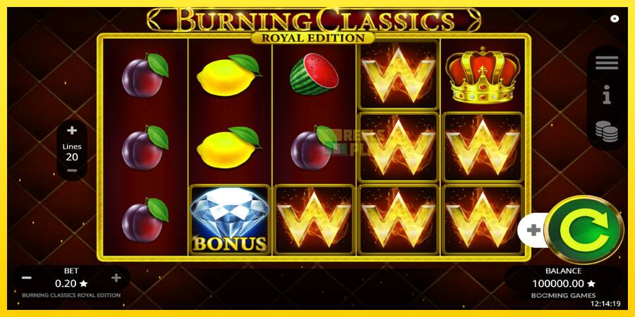 Сурет 2 ойын машинасы Burning Classics Royal Edition