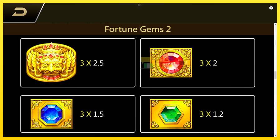 Сурет 6 ойын машинасы Fortune Gems 2