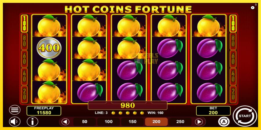 Сурет 4 ойын машинасы Hot Coins Fortune