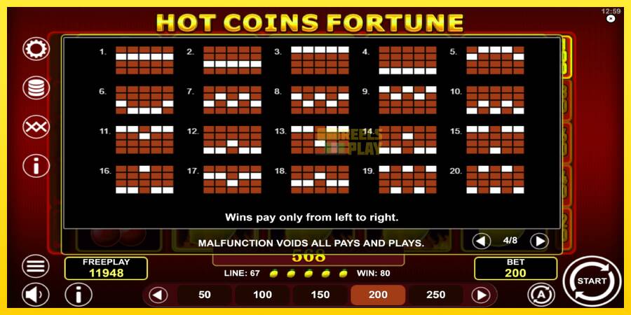 Сурет 7 ойын машинасы Hot Coins Fortune