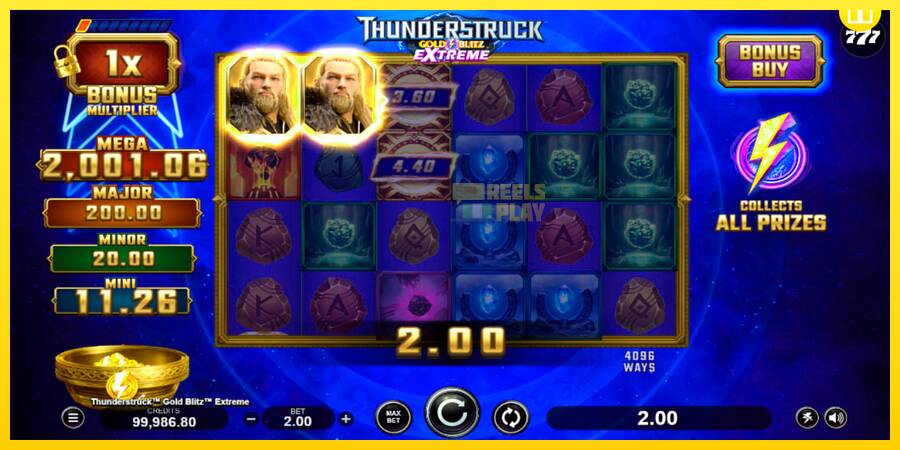 Сурет 4 ойын машинасы Thunderstruck Gold Blitz Extreme