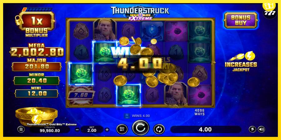 Сурет 5 ойын машинасы Thunderstruck Gold Blitz Extreme