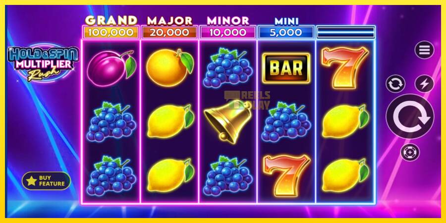 Сурет 1 ойын машинасы Hold & Spin Multiplier Rush