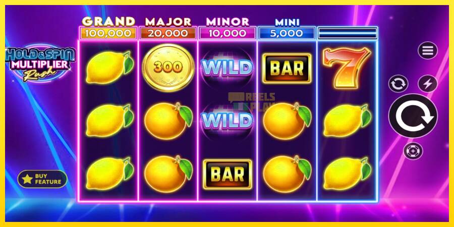 Сурет 3 ойын машинасы Hold & Spin Multiplier Rush