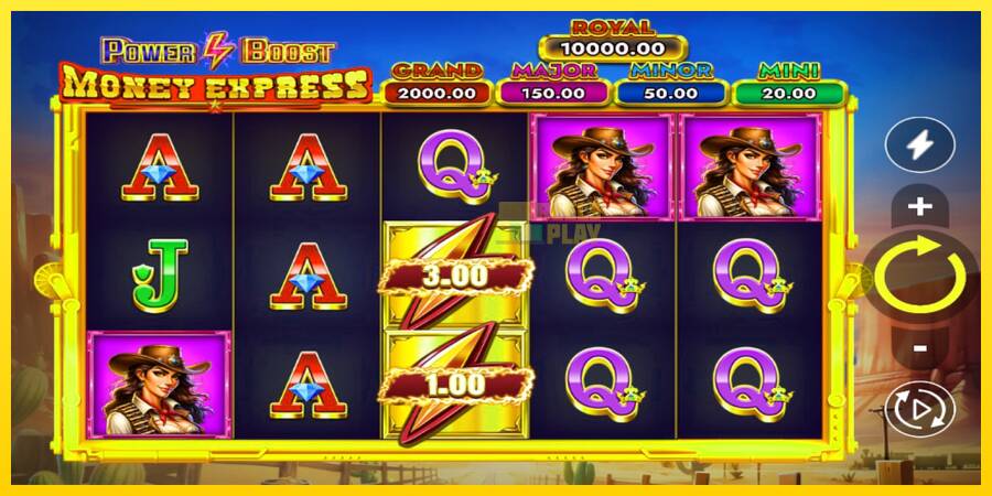 Сурет 1 ойын машинасы Power Boost: Money Express