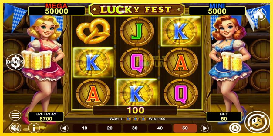 Сурет 3 ойын машинасы Lucky Fest Hold & Win