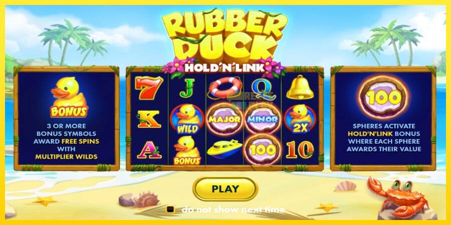 Сурет 1 ойын машинасы Rubber Duck Hold N Link