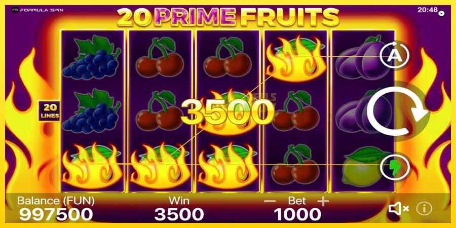 Сурет 2 ойын машинасы 20 Prime Fruits