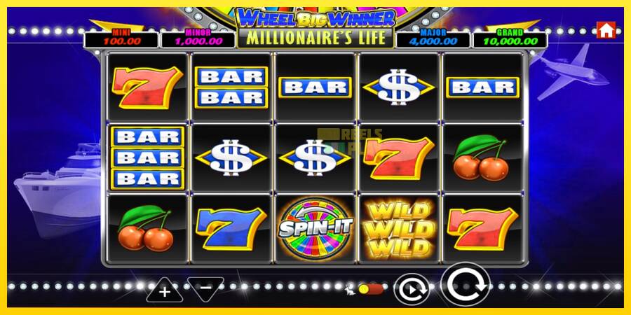 Сурет 2 ойын машинасы Wheel Big Winner Millionaires Life