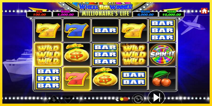 Сурет 5 ойын машинасы Wheel Big Winner Millionaires Life