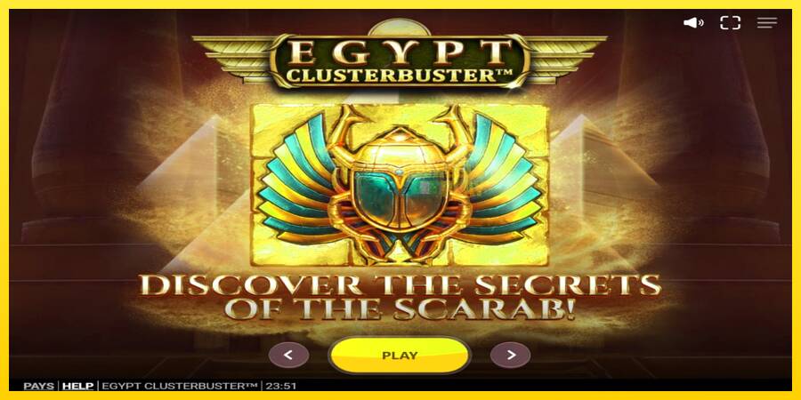 Сурет 1 ойын машинасы Egypt Clusterbuster