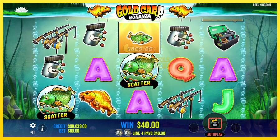 Сурет 3 ойын машинасы Gold Carp Bonanza