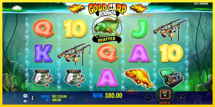 Сурет 4 ойын машинасы Gold Carp Bonanza