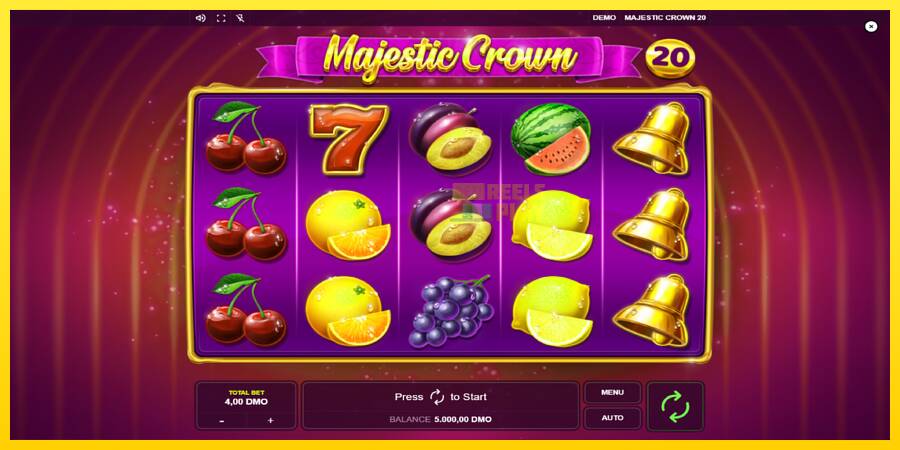 Сурет 1 ойын машинасы Majestic Crown 20