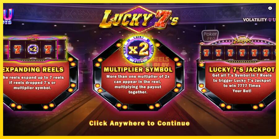 Сурет 1 ойын машинасы Lucky 7s