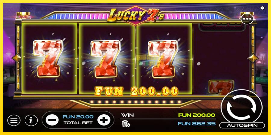 Сурет 4 ойын машинасы Lucky 7s