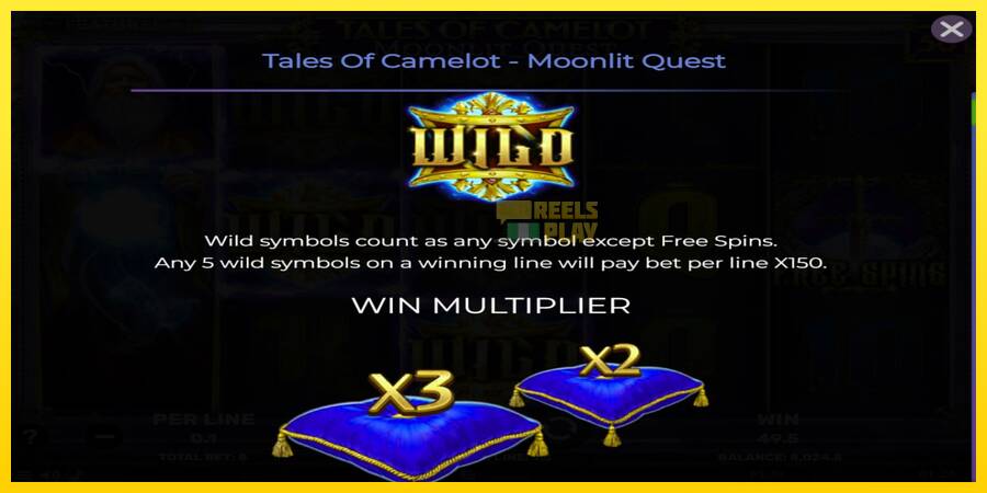 Сурет 4 ойын машинасы Tales of Camelot - Moonlit Quest