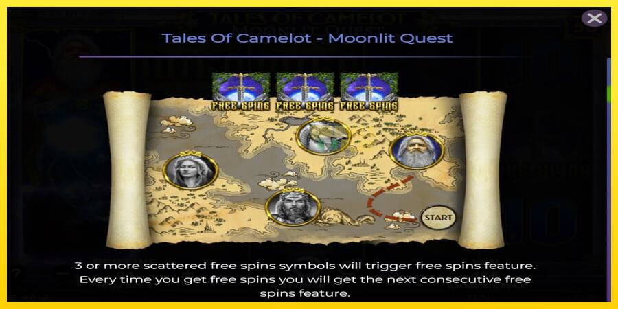 Сурет 5 ойын машинасы Tales of Camelot - Moonlit Quest