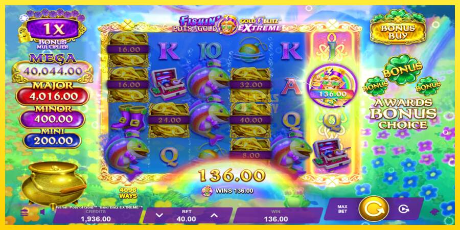 Сурет 3 ойын машинасы Fishin Pots of Gold: Gold Blitz Extreme