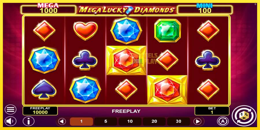 Сурет 1 ойын машинасы Mega Lucky Diamonds Hold & Win